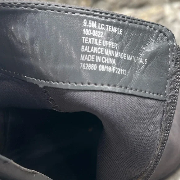 Liz Claiborne Temple Gray suede like stacked heel booties Size 9 1/2 - Picture 7 of 9